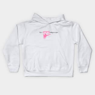 "Just a" girl boss building her empire Kids Hoodie